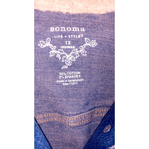 Sonoma Goods For Life® Sherpa Trim Jean Jacket - Picture 4 of 4